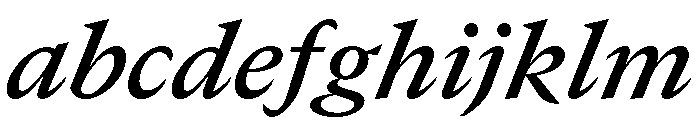 GTCanon MSemiboldItalic FONT