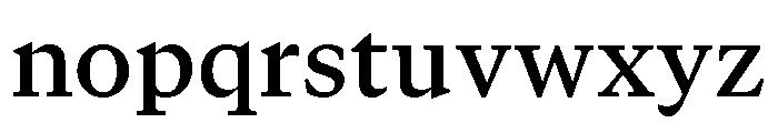 GTCanon MSemibold Font LOWERCASE