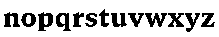 GTCanon SBlack 2 Font LOWERCASE