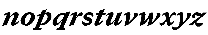 GTCanon SBlackItalic 2 Font LOWERCASE