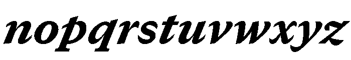 GTCanon SBlackItalic Font LOWERCASE
