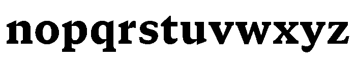 GTCanon SBlack Font LOWERCASE