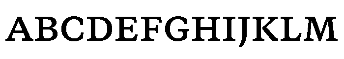 GTCanon SBold Font UPPERCASE