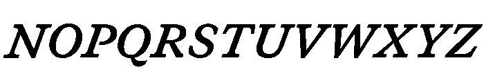 GTCanon SBoldItalic 2 Font UPPERCASE