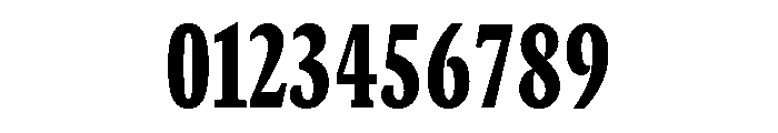 GTCanon SCondensedBlack Font OTHER CHARS