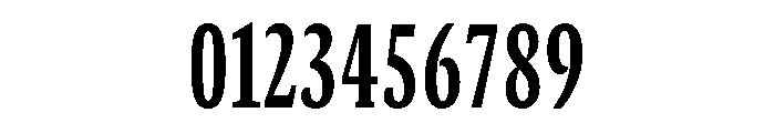 GTCanon SCondensedBold Font OTHER CHARS