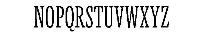 GTCanon SCondensedLight 2 Font UPPERCASE