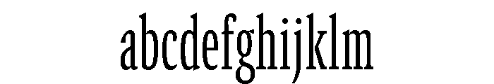 GTCanon SCondensedLight 2 FONT