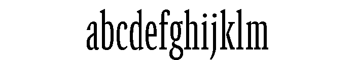 GTCanon SCondensedLight FONT
