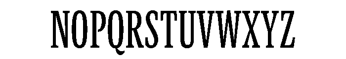 GTCanon SCondensedMedium Font UPPERCASE
