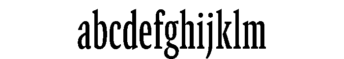 GTCanon SCondensedMedium FONT