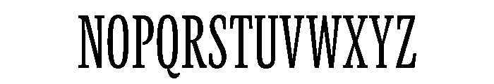 GTCanon SCondensedRegular 2 Font UPPERCASE
