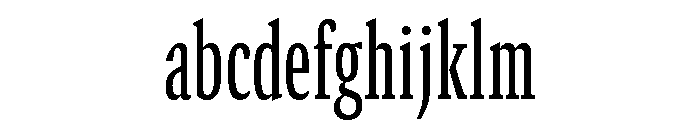 GTCanon SCondensedRegular 2 FONT