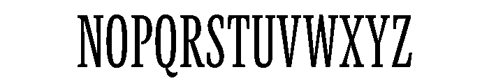 GTCanon SCondensedRegular Font UPPERCASE