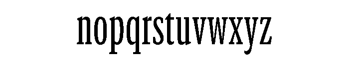 GTCanon SCondensedRegular Font LOWERCASE