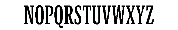 GTCanon SCondensedSemibold Font UPPERCASE