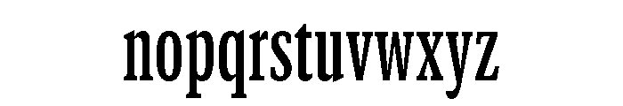 GTCanon SCondensedSemibold Font LOWERCASE