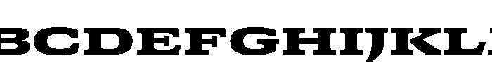 GTCanon SExpandedBlack Font UPPERCASE