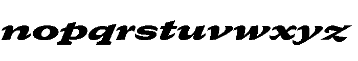 GTCanon SExpandedBlackItalic 2 Font LOWERCASE
