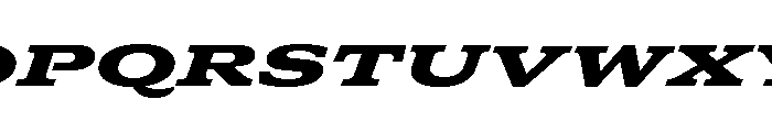 GTCanon SExpandedBlackItalic Font UPPERCASE
