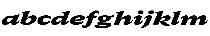 GTCanon SExpandedBlackItalic FONT