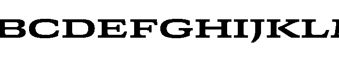 GTCanon SExpandedBold 2 Font UPPERCASE