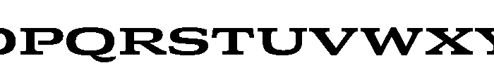 GTCanon SExpandedBold 2 Font UPPERCASE