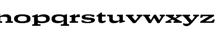 GTCanon SExpandedBold 2 Font LOWERCASE