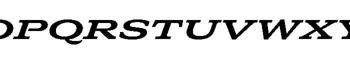 GTCanon SExpandedBoldItalic Font UPPERCASE