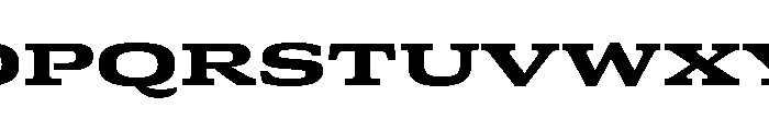 GTCanon SExpandedHeavy Font UPPERCASE