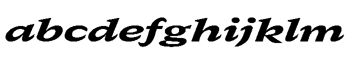 GTCanon SExpandedHeavyItalic 2 FONT