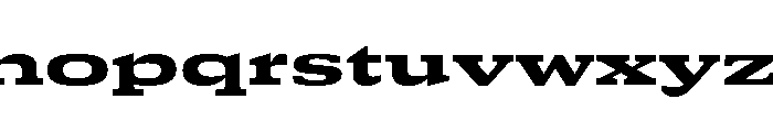 GTCanon SExpandedHeavy Font LOWERCASE