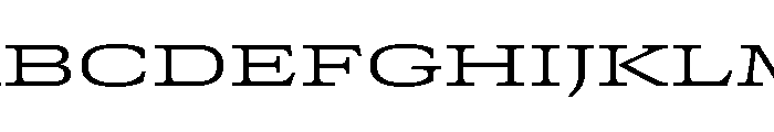 GTCanon SExpandedLight 2 Font UPPERCASE