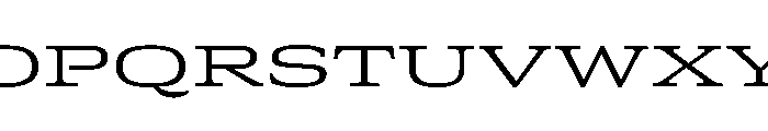 GTCanon SExpandedLight 2 Font UPPERCASE