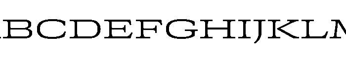 GTCanon SExpandedLight Font UPPERCASE