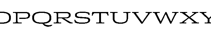 GTCanon SExpandedLight Font UPPERCASE