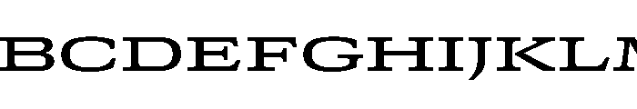 GTCanon SExpandedMedium 2 Font UPPERCASE