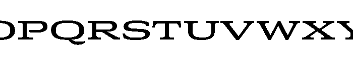 GTCanon SExpandedMedium 2 Font UPPERCASE