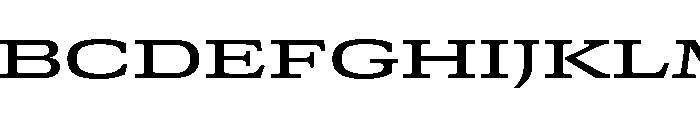 GTCanon SExpandedMedium Font UPPERCASE