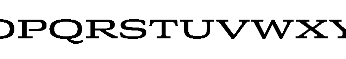 GTCanon SExpandedMedium Font UPPERCASE