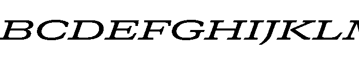 GTCanon SExpandedMediumItalic 2 Font UPPERCASE