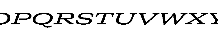 GTCanon SExpandedMediumItalic Font UPPERCASE