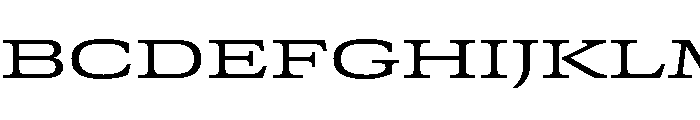 GTCanon SExpandedRegular Font UPPERCASE