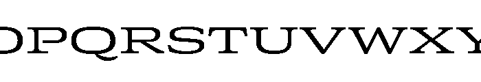 GTCanon SExpandedRegular Font UPPERCASE