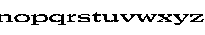 GTCanon SExpandedSemibold 2 Font LOWERCASE