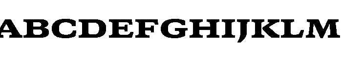 GTCanon SExtendedBlack Font UPPERCASE