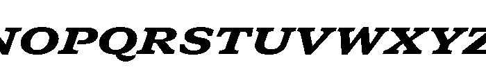 GTCanon SExtendedBlackItalic 2 Font UPPERCASE