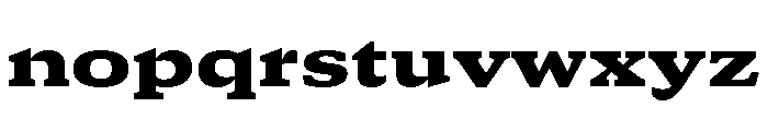 GTCanon SExtendedBlack Font LOWERCASE