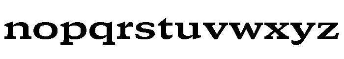 GTCanon SExtendedBold 2 Font LOWERCASE