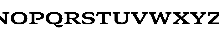 GTCanon SExtendedBold Font UPPERCASE